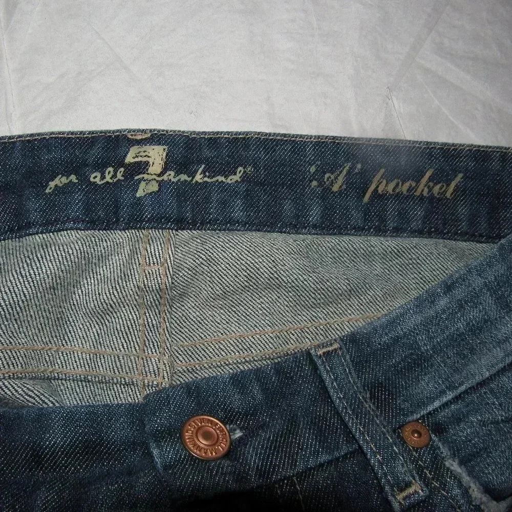 7 For All Mankind 7FAM “A Pocket” Jeans Size 28
